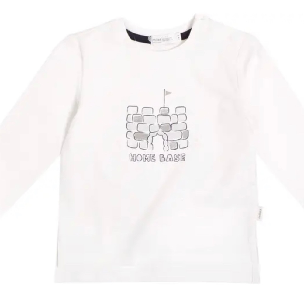 Miles Home Base Long Sleeve Shirt Size 3 years